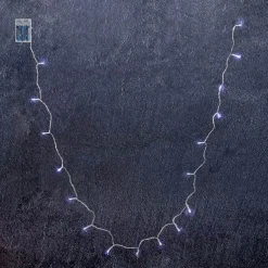 LED Fairy Lights 20Lights 3m Clear Cord 3xAA White