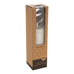LED Glass Trueflame Flickering Event Pillar Candle 7.5x30cmH