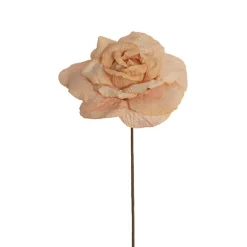 Lina Large Crepe Paper Rose Stem Nude (24cmDx66cmH)
