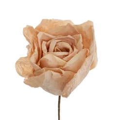 Lina Large Crepe Paper Rose Stem Nude (24cmDx66cmH)