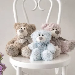 Luke Teddy Bear Baby Blue (20cmH)