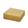 Lunch Paper Napkin 2Ply Pack 50 Gold (30x30cm)