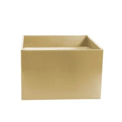 Medium No.6 Posy Box Autolock Base Pk10 Gold (16x12cmH)