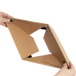 Medium No.6 Posy Box Autolock Base Pk10 Kraft (16x12cmH)