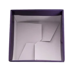 Medium No.6 Posy Box Autolock Base Pk10 Violet (16x12cmH)