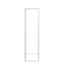 Metal Centrepiece Flower Table Stand KD White (20x20x80cmH)
