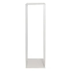 Metal Centrepiece Flower Table Stand KD White (30x30x110cmH)
