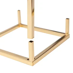 Metal Centrepiece Stand KD Gold (25x25x96cmH)