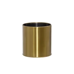 Metal Plant and Arrangement Pot Brass Gold (12x13cmH)