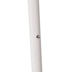 Metal Shepherd's Hook Adjustable w Base White (160cmH)
