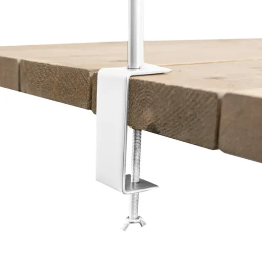 Metal Table Flower Arch Extendable White (125x110cmH)