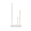 Metal Vase 3 Tubes White (21x10x40cmH)