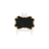 Mini Chalkboard Glitter Frame Gold Pack 6 (7x8cmH)
