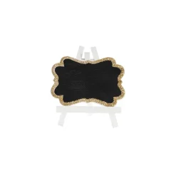 Mini Chalkboard Glitter Frame Gold Pack 6 (7x8cmH)