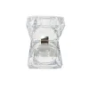 Mini Diamond Shape Acrylic Box Clear (4.5cmH)