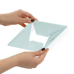 Mini Posy Box Gloss Autolock Base Pk25 Baby Blue (13x12cmH)