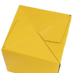 Mini Posy Box Gloss Autolock Base Pk25 Yellow (13x12cmH)