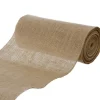 Natural Jute Ribbon Sewn Edge Natural (250mmx10m)
