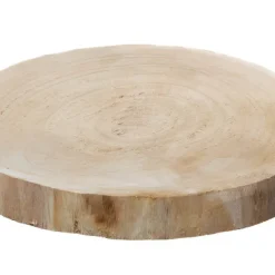 Natural Wood Timber Slice Round Brown (Approx. 25cmx3cmH)