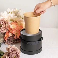 Paper Container Round 850ml Single Kraft (11.5Dx12cmH)