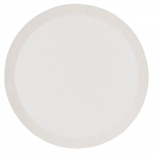 Paper Round Banquet Plate White (26cm) Pack 10