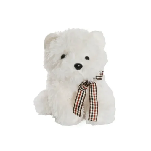 Paws the White Terrier Dog Plush Soft Toy White (30cmST)