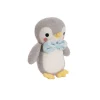 Penguin Peng Knitted Plush Soft Toy Grey (21cmHT)