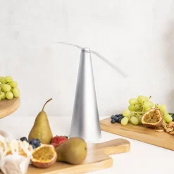 Picnic Fly Repellent Fan Silver (9.5cmDx24cmH)