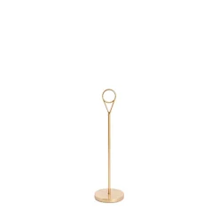 Place Card Table Number Holder Pack 3 Gold (15cmH)