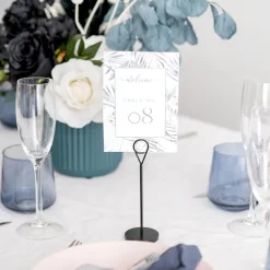 Place Card Table Number Holder Pack 3 Black (15cmH)