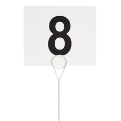 Place Card Table Number Holder Pack 2 White (30cmH)