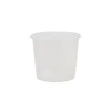 Plastic Container Round 1750ml Single Clear (17.5Dx11.5cmH)