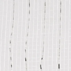 Plastic Mesh Narrow Roll Metallic White (25cmx9m)