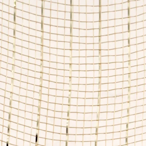 Plastic Mesh Narrow Roll Metallic Champagne (25cmx9m)