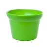 Plastic Pot Large Lime Green (17Dx12cmH)