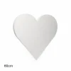 Polystyrene Heart Solid (W60cmx52cmx5cm) 24" Styro