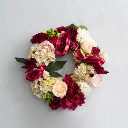 Polystyrene Wreath Full Round Edge (40Dx5cm) Pack 2