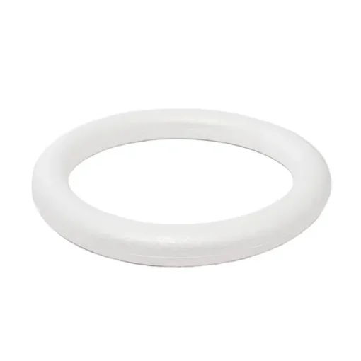 Polystyrene Wreath Full Round Edge (40Dx5cm) Pack 2