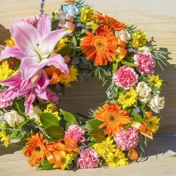 Polystyrene Wreath Round (75Dx5cm) 30" Styro