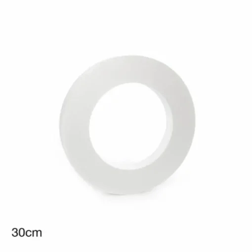 Polystyrene Wreath Round (30Dx5cm) 12" Styro