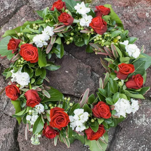 Polystyrene Wreath Round (50Dx5cm) 20" Styro