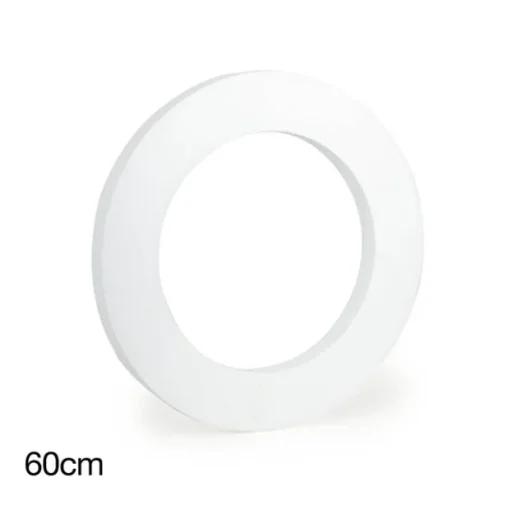 Polystyrene Wreath Round (60Dx5cm) 24" Styro