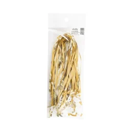 Pre Cut Balloon Ribbon with Clip Pk25 Metallic Gold (1.5m)