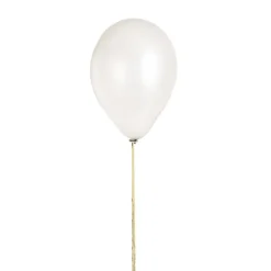 Pre Cut Balloon Ribbon with Clip Pk25 Metallic Gold (1.5m)