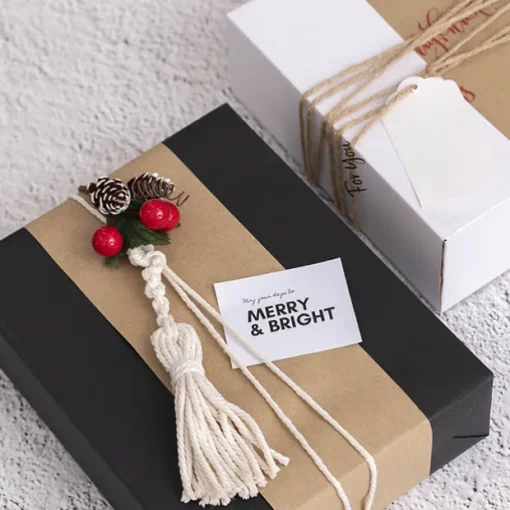 Pre-Cut Cotton String White Bundle 100 (3mm x 70cm Long)