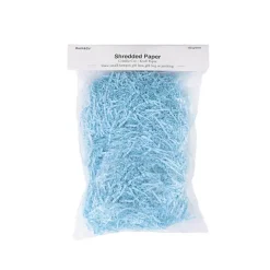Premium Shredded Paper Filler Crinkle Cut Blue 150gm Bag