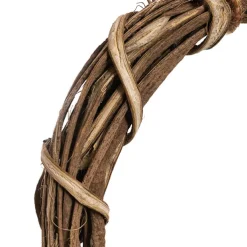 Preserved Dried Mixed Field Flower Wreath Wine (40cmD)