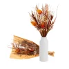Preserved Dried Mixed Flower Bouquet Orange (38cmH)