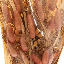 Preserved Dried Mixed Flower Bouquet Beige (38cmH)