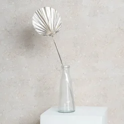 Preserved Dried Round Cut Palm Leaf Champagne (40-45cmH)